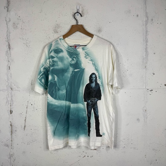 Hanes Heavyweights AOP Michael Bolton Graphic World Tour Tee XL - Picture 1 of 9